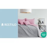 Restilo Rožnato/svetlo sivo prešito pregrinjalo iz mikrovlaken 220x240 cm Softa – | Shoptok.si
