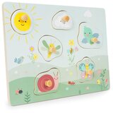 ECO TOYS drvena senzorna ploča s različitim vrstama materijala | shoptok.hr