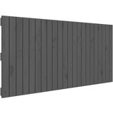  Zidno uzglavlje sivo 140x3x60 cm od masivne borovine | shoptok.hr