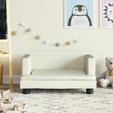  Dječja fotelja krem 60 x 40 x 30 cm baršunasta | shoptok.hr