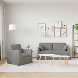  Set sofe 2 pcs Svijetlo siva 158 x 78 x 80 cm Baršun | shoptok.hr