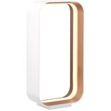 CINQUE Bijela LED stolna lampa s metalnim sjenilom (visina 41 cm) Cizione – Cijene