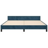  Okvir za krevet s uzglavljem tamnoplavi 180x200 cm baršunasti | Eponuda.com
