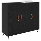 Kreveta Crni hrast 89,5 x 34 x 80 cm Konstruirano drvo | shoptok.hr