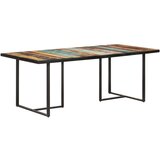  Blagovaonski stol 200 cm od masivnog obnovljenog drva | Shoptok.si