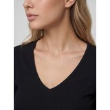 Sinsay Pamučna majica s V-izrezom | shoptok.hr