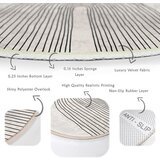 Mila Home Crno-bijeli periv/pogodan za robotski usisavač okrugli tepih ø 80 cm Comfort – | shoptok.hr