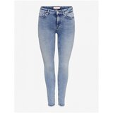 Only Blue Women's Skinny Fit Jeans with Embroidered Effect Blush - Women | shoptok.hr