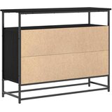  Kreveta Crni hrast 100 x 35 x 80 cm Konstruirano drvo | shoptok.hr