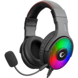  Slušalice sa mikrofonom gaming RAMPAGE R46 HOSTAGE black, odvojiv mikrofon, PS4/PC, USB, 7.1 surround, RGB LED | Eponuda.ba