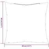  Razprševne blazine 4 pcs Črno karo 40 x 40 cm Poliester, (5000202488) | Shoptok.si