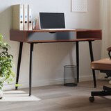 vidaXL Stol za računalo s ladicom smeđi 110x50x75 cm konstruirano drvo Cijene