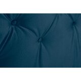 MID.YOU oblazinjena postelja 180 cm x 200 cm , tekstil temno modra | Shoptok.si