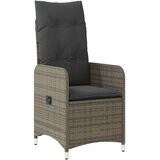  11-dijelni vrtni bistro set od poliratana s jastucima sivi | shoptok.hr