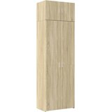 vidaXL Ormarić za pohranu boja hrasta sonome 70 x 42,5 x 225 cm drveni | shoptok.hr