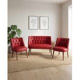 Atelier Del Sofa Az-Tkmln-01-Cvz set od 2 fotelje i dvoseda, crvena Cene