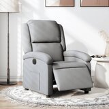 vidaXL električni naslanjač svetlo sivo blago | Shoptok.si