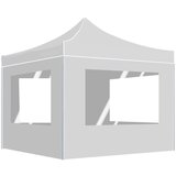  Profesionalni šotor za zabave aluminij 3x3 m bel, (20966616) | Shoptok.si
