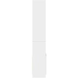 vidaXL Visoka omara bela 63x33x180 cm inženirski les | Shoptok.si