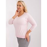 RELEVANCE Blouse-RV-BZ-8986.89P-light pink | Shoptok.si