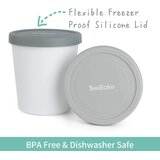 SVEBAKE 2x 1 l posoda za sladoled s silikonskim pokrovom | Shoptok.si