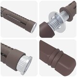  Podupirači za plutajuće police 12 pcs Bež Ø14 x 210 mm Čelik | shoptok.hr