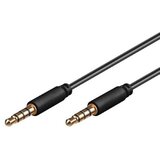 Goobay AUX kabal 3.5mm muški 3PIN stereo 5m pozlaćeni Cijene