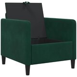 SOFA s pohranom Tamnozelena 72 x 78 x 87 cm Poliester | Shoptok.si