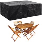 vidaXL Navlaka za vrtni namještaj s 8 ušica 242 x 162 x 100 cm | shoptok.hr