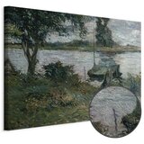  Slika - Paul Gauguin – Flußufer 90x60 Premium Print | shoptok.hr