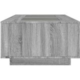  Stolić s beskonačnim LED svjetlima boja hrasta 116x69x40 cm | shoptok.hr