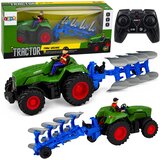 Rc Tractor with Plow and Farmer Remote Controlled Lights Green 1:24 Cijene