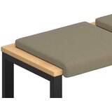  Jastučić za klupu 2 kom. Teksturirani baršun Kaki Dubina 35 cm | shoptok.hr