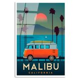 WALLXPERT dekorativna slika od kaljenog stakla malibu (uv 1008) 30 x 45cm | ePonuda.com