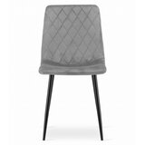  Stolica TURIN - svijetlo sivi baršun x 2 | shoptok.hr