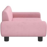  Dječja fotelja ružičasta 70 x 45 x 33 cm baršunasta | shoptok.hr