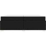  Konstrukcija postelje Črna 200 x 200 cm Umetna koža | Shoptok.si