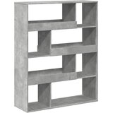  Regal za knjige boja betona 100x33x125,5 cm konstruirano drvo | Shoptok.si