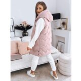 DStreet Women's quilted vest TAMIRA pink TY3277 Cene