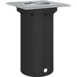  Vanjska podna svjetiljka kvadratna crna 10,5x10,5cm aluminijska | shoptok.hr