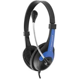 Slušalica sa mikrofonom ROOSTER, volume control, blue, EH158B