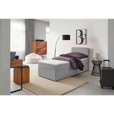 P & B POSTELJA Z VZMETNICO 90 cm x 200 cm , tekstil svetlo siva | Shoptok.si