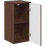vidaXL kopalniška omarica z vrati rjavi hrast 30 x 31,5 x 61 cm | Shoptok.si