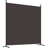 Sobna pregrada s 3 panela smeđa 525 x 180 cm od tkanine | shoptok.hr