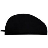 Glov satenski turban za kosu sa dve strane satin black | ePonuda.com