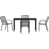  Set od 5 komada vrtne blagovaonice antracitnog čelika | shoptok.hr