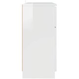  Kreveta Visoki sjaj bijela 100 x 30 x 65,6 Konstruirano drvo | shoptok.hr
