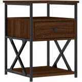 Maison Chic Nočna omarica - Nočna miza rjavi hrast 40x42x55 cm inženirski les, (21689794) | Shoptok.si