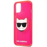 Karl Lagerfeld Originalen ovitek KLHCP13SCHTRP za iPhone 13 Mini pink silikonska zaščita - Choupetts head | Shoptok.si