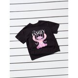 Sinsay Loose fit majica kratkih rukava s printom Stitch | shoptok.hr